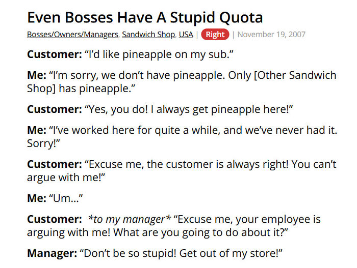 67 People Who Walked Into A Business Convinced They Could Do No Wrong 67 People Who Walked Into A Business Convinced They Could Do No Wrong