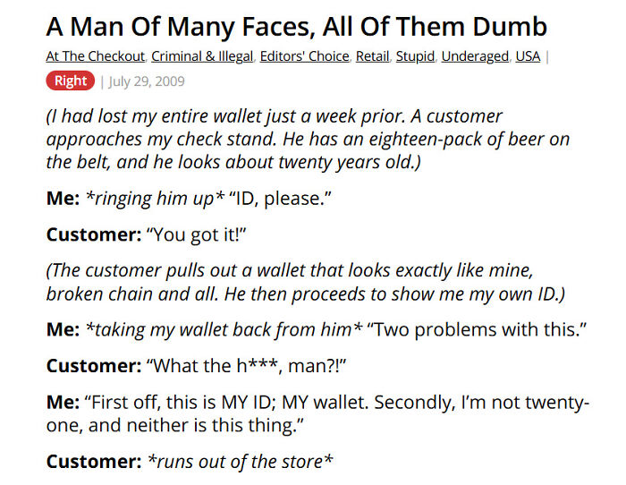 67 People Who Walked Into A Business Convinced They Could Do No Wrong 67 People Who Walked Into A Business Convinced They Could Do No Wrong
