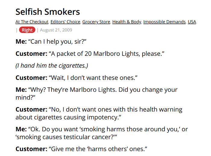 67 People Who Walked Into A Business Convinced They Could Do No Wrong 67 People Who Walked Into A Business Convinced They Could Do No Wrong
