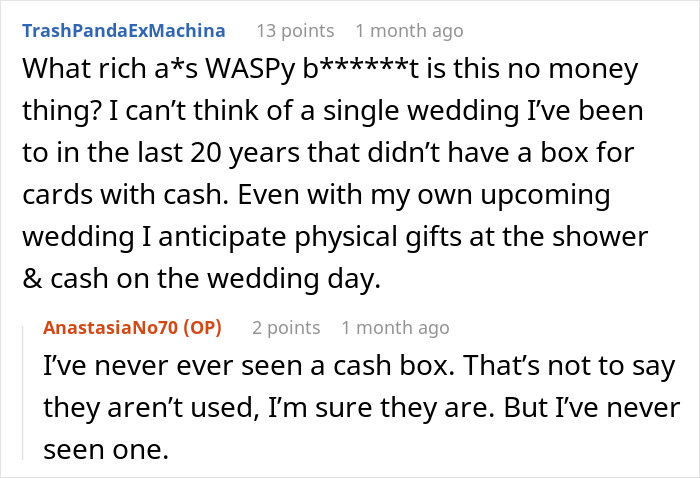 Family Sees Wedding Registry, Can’t Believe Anyone Would Ask For Such Outrageous Things Family Sees Wedding Registry, Can’t Believe Anyone Would Ask For Such Outrageous Things