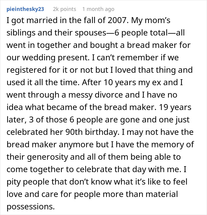 Family Sees Wedding Registry, Can’t Believe Anyone Would Ask For Such Outrageous Things Family Sees Wedding Registry, Can’t Believe Anyone Would Ask For Such Outrageous Things