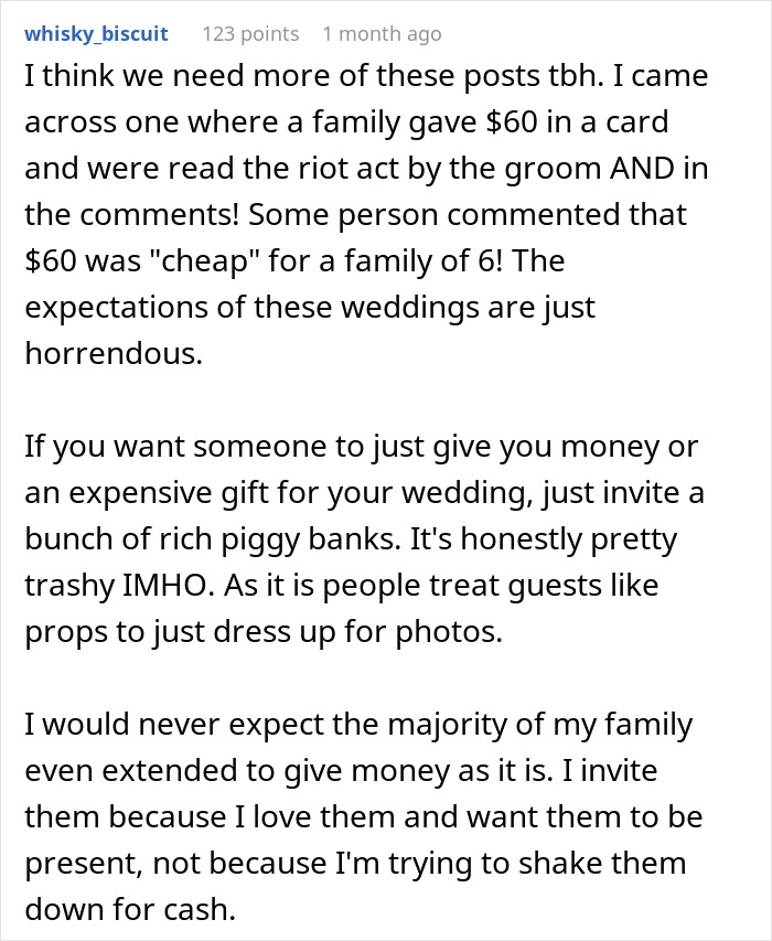 Family Sees Wedding Registry, Can’t Believe Anyone Would Ask For Such Outrageous Things Family Sees Wedding Registry, Can’t Believe Anyone Would Ask For Such Outrageous Things
