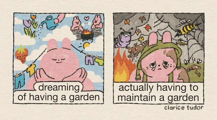 Snarky British Humor Delivered Through Sassy Pink Rabbits By Clarice Tudor (20 New Pics) Snarky British Humor Delivered Through Sassy Pink Rabbits By Clarice Tudor (20 New Pics)