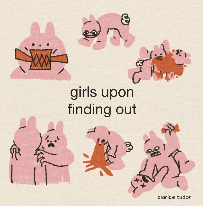 Snarky British Humor Delivered Through Sassy Pink Rabbits By Clarice Tudor (20 New Pics) Snarky British Humor Delivered Through Sassy Pink Rabbits By Clarice Tudor (20 New Pics)