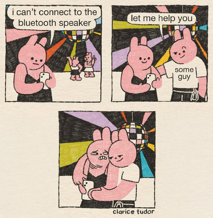 Snarky British Humor Delivered Through Sassy Pink Rabbits By Clarice Tudor (20 New Pics) Snarky British Humor Delivered Through Sassy Pink Rabbits By Clarice Tudor (20 New Pics)
