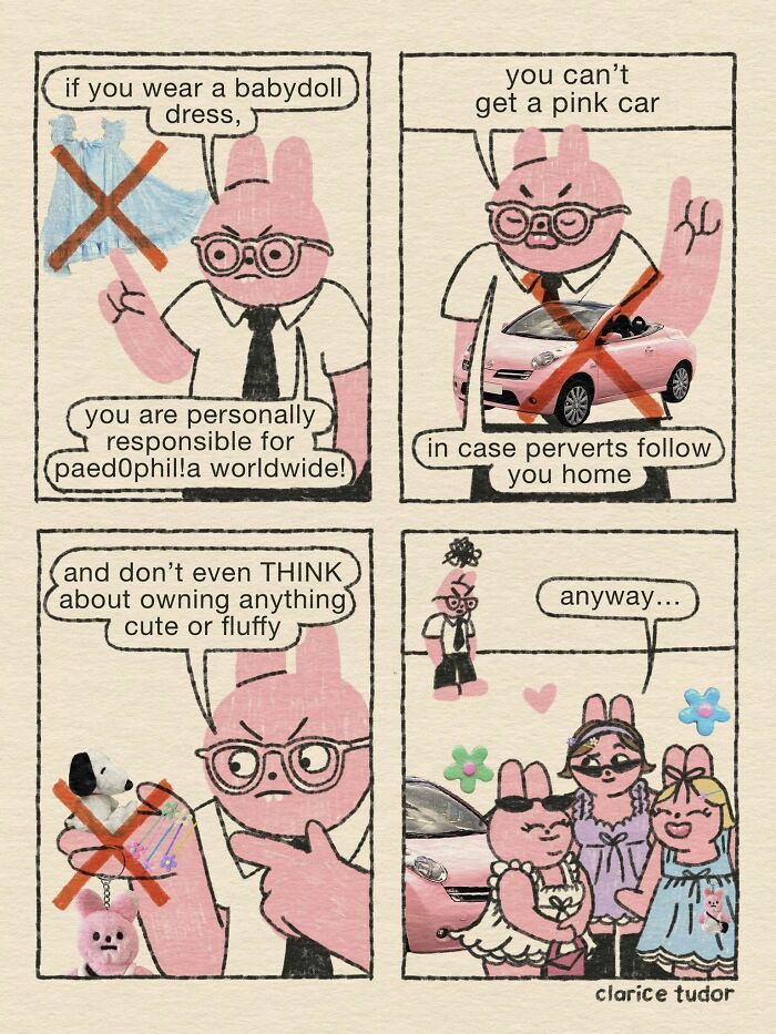 Snarky British Humor Delivered Through Sassy Pink Rabbits By Clarice Tudor (20 New Pics) Snarky British Humor Delivered Through Sassy Pink Rabbits By Clarice Tudor (20 New Pics)