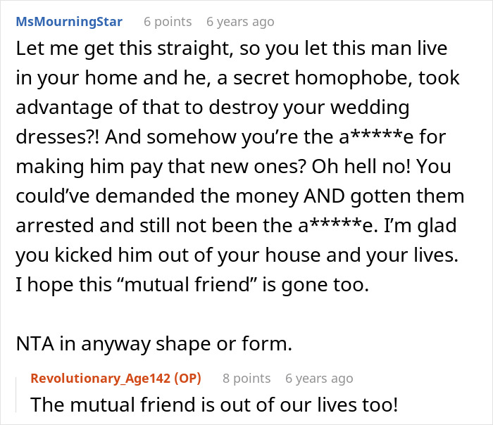 Friend Reveals He&rsquo;s A Homophobe Right Before Couple&rsquo;s Wedding In An Unhinged Hurtful Way