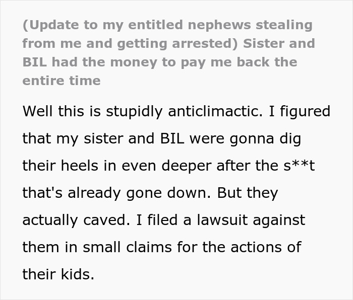 Entitled Nephews Think They Can Literally Commit Crimes And Nothing Will Happen, Learn Otherwise Entitled Nephews Think They Can Literally Commit Crimes And Nothing Will Happen, Learn Otherwise