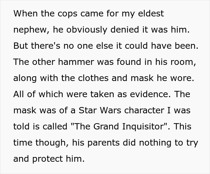 Entitled Nephews Think They Can Literally Commit Crimes And Nothing Will Happen, Learn Otherwise Entitled Nephews Think They Can Literally Commit Crimes And Nothing Will Happen, Learn Otherwise