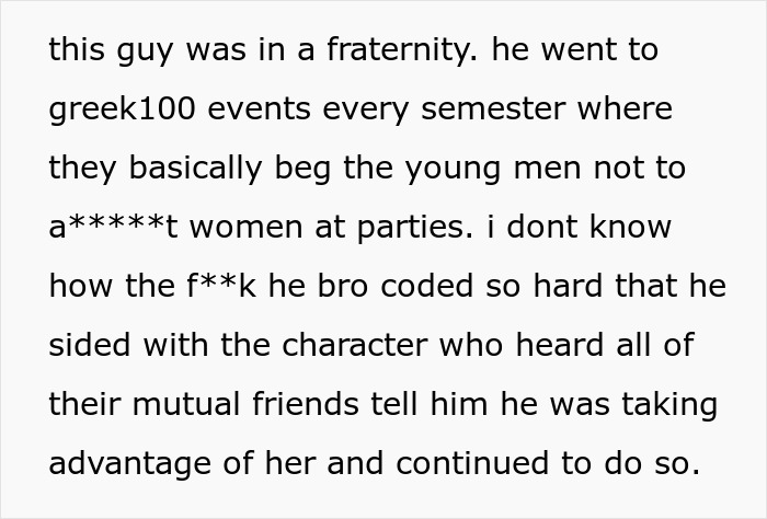 Guy Watches Obsession, Completely Misses The Point And Tries To Convince His Feminist Girlfriend Otherwise