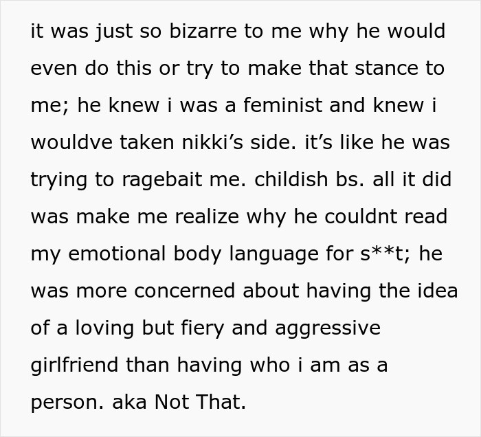 Guy Watches Obsession, Completely Misses The Point And Tries To Convince His Feminist Girlfriend Otherwise