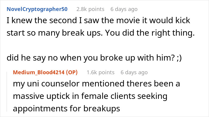 Guy Watches Obsession, Completely Misses The Point And Tries To Convince His Feminist Girlfriend Otherwise
