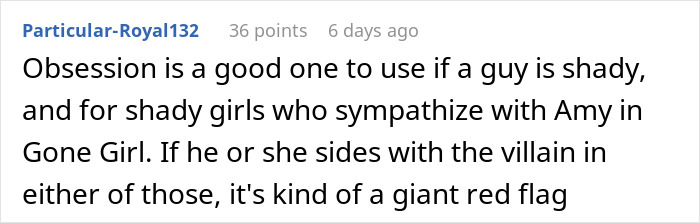 Guy Watches Obsession, Completely Misses The Point And Tries To Convince His Feminist Girlfriend Otherwise