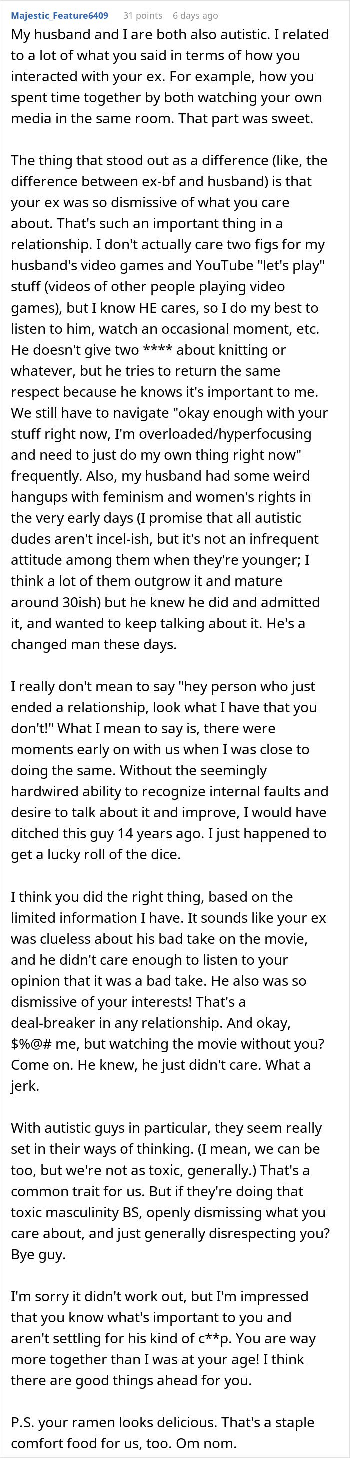 Guy Watches Obsession, Completely Misses The Point And Tries To Convince His Feminist Girlfriend Otherwise