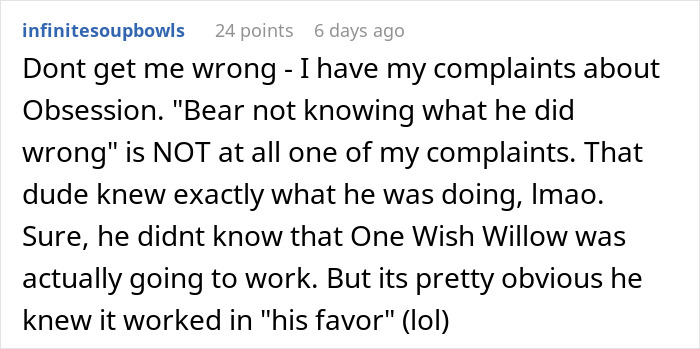 Guy Watches Obsession, Completely Misses The Point And Tries To Convince His Feminist Girlfriend Otherwise