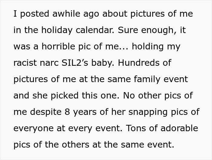 MIL Always Chooses The Worst Pics Of Her DIL To Put On Her Calendar, Doesn’t Know What She’s About To Do MIL Always Chooses The Worst Pics Of Her DIL To Put On Her Calendar, Doesn’t Know What She’s About To Do