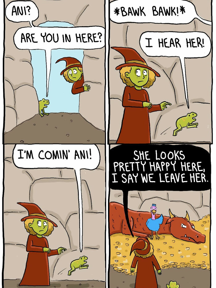 51 New Comics By Chelsea Carr About A Short-Tempered Witch And The Brother She Turned Into A Frog 51 New Comics By Chelsea Carr About A Short-Tempered Witch And The Brother She Turned Into A Frog