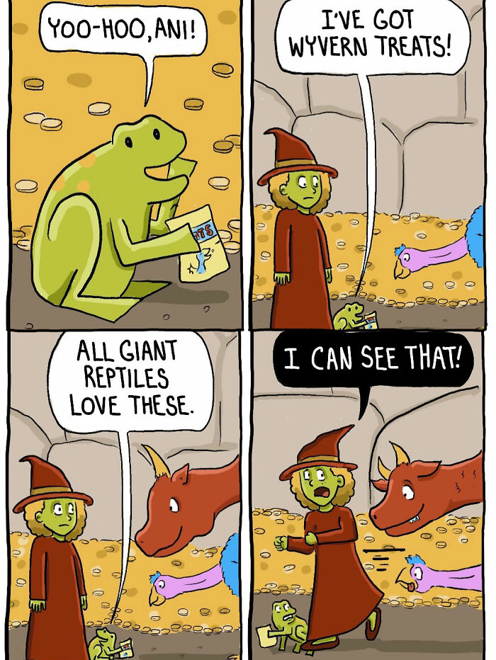 51 New Comics By Chelsea Carr About A Short-Tempered Witch And The Brother She Turned Into A Frog 51 New Comics By Chelsea Carr About A Short-Tempered Witch And The Brother She Turned Into A Frog