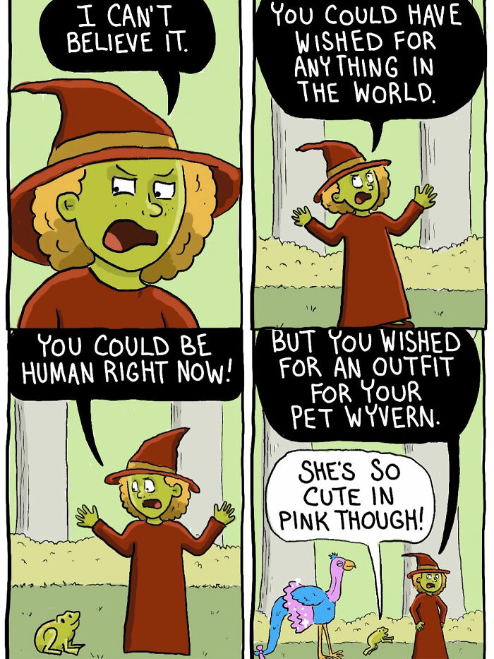 51 New Comics By Chelsea Carr About A Short-Tempered Witch And The Brother She Turned Into A Frog 51 New Comics By Chelsea Carr About A Short-Tempered Witch And The Brother She Turned Into A Frog