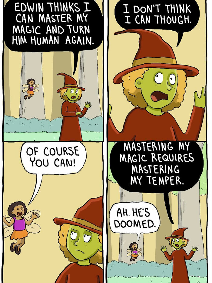 51 New Comics By Chelsea Carr About A Short-Tempered Witch And The Brother She Turned Into A Frog 51 New Comics By Chelsea Carr About A Short-Tempered Witch And The Brother She Turned Into A Frog