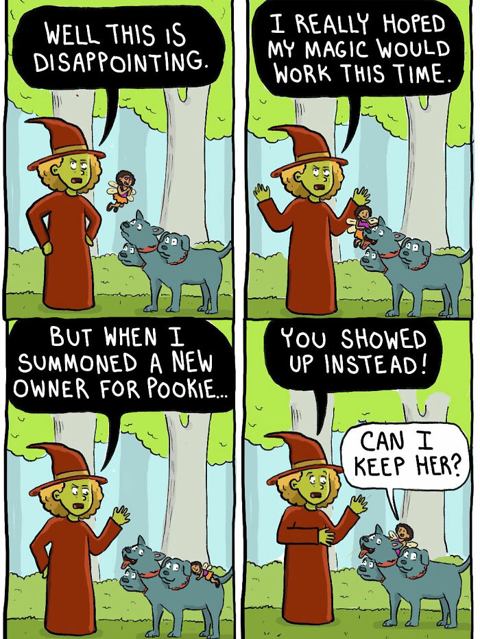 51 New Comics By Chelsea Carr About A Short-Tempered Witch And The Brother She Turned Into A Frog 51 New Comics By Chelsea Carr About A Short-Tempered Witch And The Brother She Turned Into A Frog
