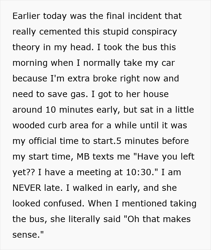Nanny Finds AirTag In Her Car, Shocked As She Realizes It Belongs To Her New Boss Nanny Finds AirTag In Her Car, Shocked As She Realizes It Belongs To Her New Boss