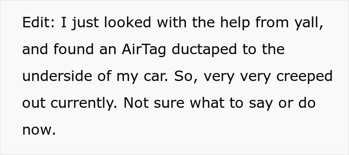 Nanny Finds AirTag In Her Car, Shocked As She Realizes It Belongs To Her New Boss Nanny Finds AirTag In Her Car, Shocked As She Realizes It Belongs To Her New Boss