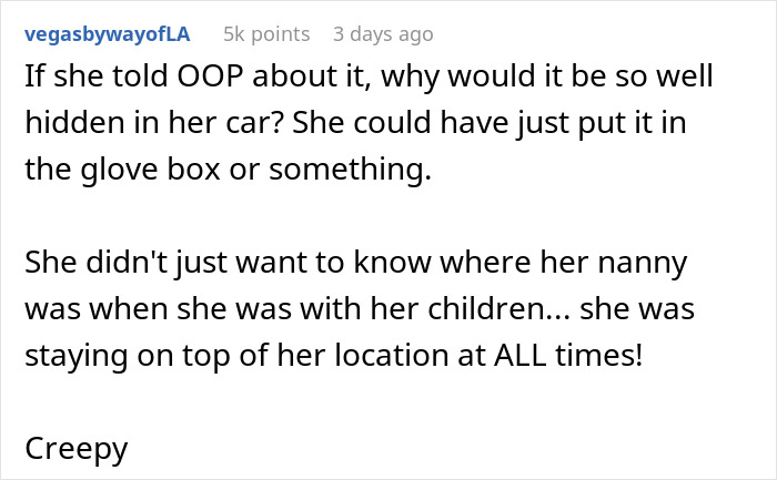 Nanny Finds AirTag In Her Car, Shocked As She Realizes It Belongs To Her New Boss Nanny Finds AirTag In Her Car, Shocked As She Realizes It Belongs To Her New Boss