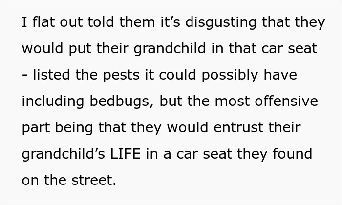 Mom Learns In-Laws Dug Her Baby’s Car Seat Out Of NYC Garbage, Decides Their Judgment Belongs There Too Mom Learns In-Laws Dug Her Baby’s Car Seat Out Of NYC Garbage, Decides Their Judgment Belongs There Too