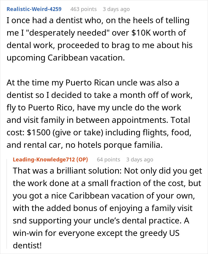Dentist Wants Patient To Spend $11.5K On A $450 Procedure, Learns The Hard Way Not To Beg For Reviews Dentist Wants Patient To Spend $11.5K On A $450 Procedure, Learns The Hard Way Not To Beg For Reviews
