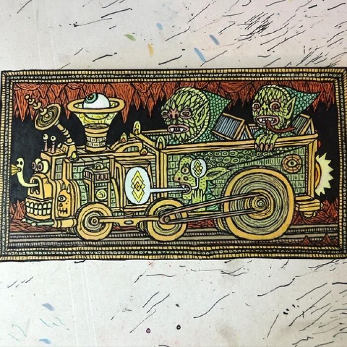 64 Mesmerizing Artworks By Theo Ellsworth That Turn Strange Ideas Into Intricate Worlds 64 Mesmerizing Artworks By Theo Ellsworth That Turn Strange Ideas Into Intricate Worlds
