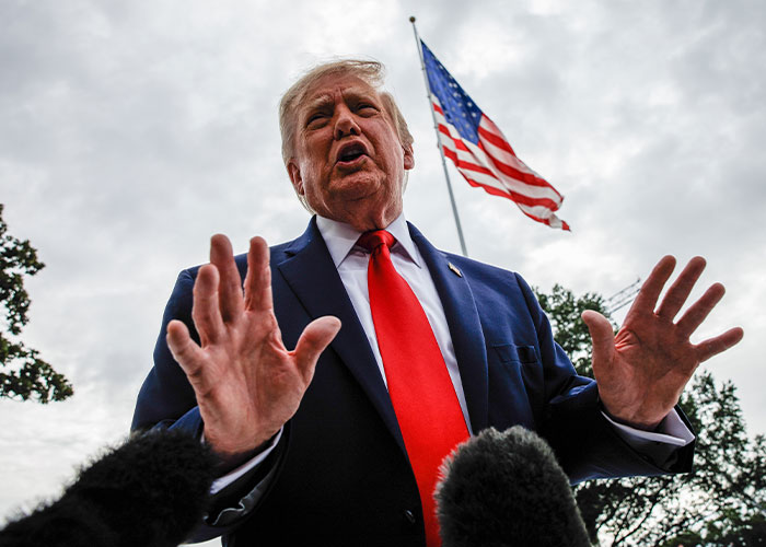 Trump’s Hot Mic Moment At The Presidents Cup Has Everyone Talking: “Just Disgusting”