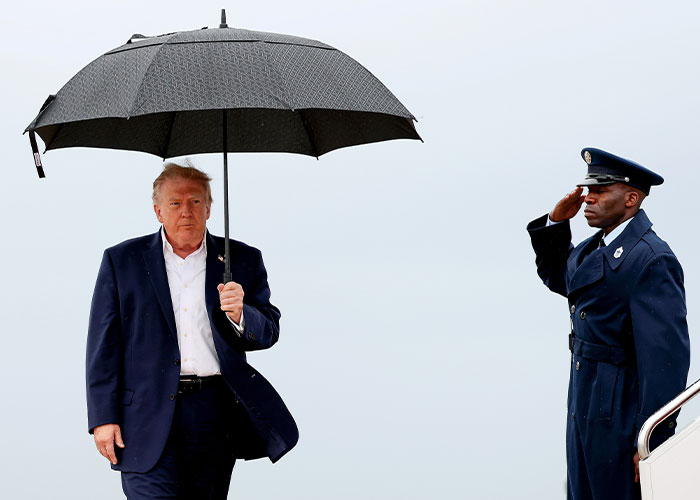 Trump’s Hot Mic Moment At The Presidents Cup Has Everyone Talking: “Just Disgusting”