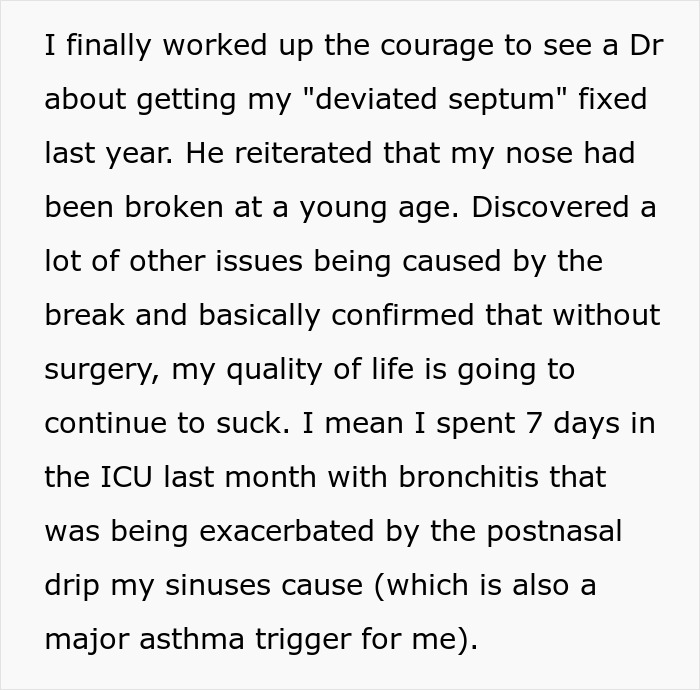 Daughter Can’t Breathe, Smell, Or Forgive After Mom Hid Her Childhood Injury For Years Daughter Can’t Breathe, Smell, Or Forgive After Mom Hid Her Childhood Injury For Years