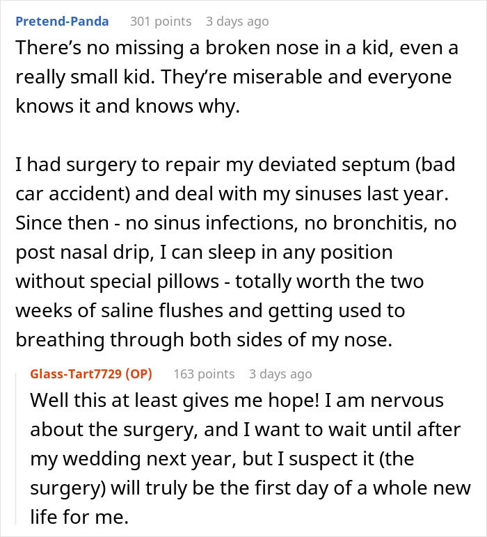 Daughter Can’t Breathe, Smell, Or Forgive After Mom Hid Her Childhood Injury For Years Daughter Can’t Breathe, Smell, Or Forgive After Mom Hid Her Childhood Injury For Years