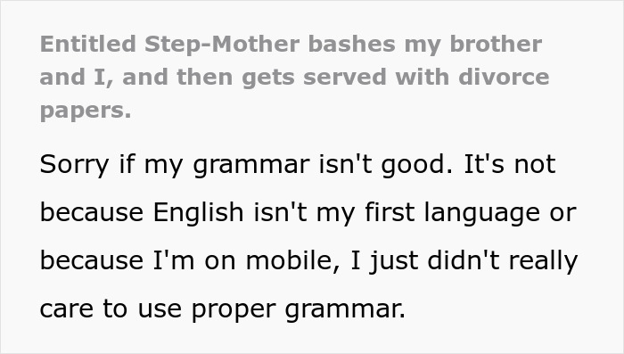 Entitled Stepmom Regrets What She Screams About Her Husband’s Kids