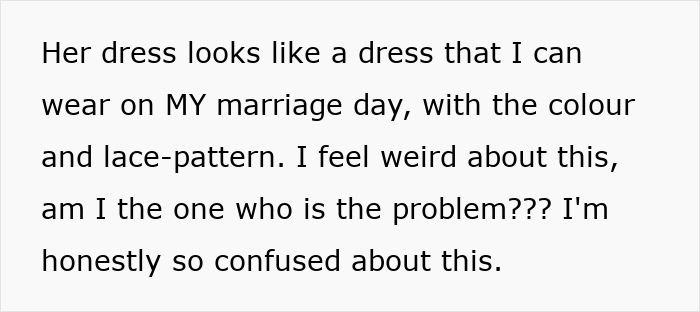 Bride Is Told She “Doesn’t Need” A White Dress, Then Sees What Her MIL Plans To Wear To The Ceremony