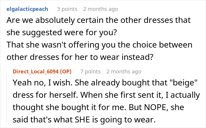 Bride Is Told She “Doesn’t Need” A White Dress, Then Sees What Her MIL Plans To Wear To The Ceremony