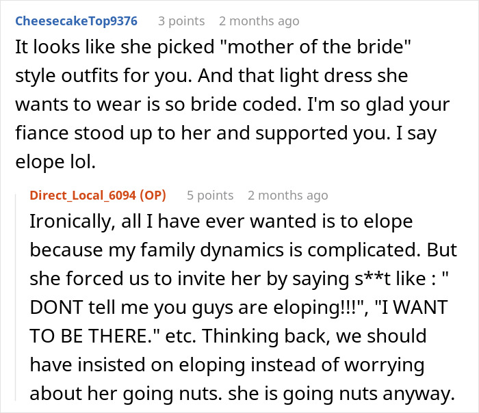 Bride Is Told She “Doesn’t Need” A White Dress, Then Sees What Her MIL Plans To Wear To The Ceremony