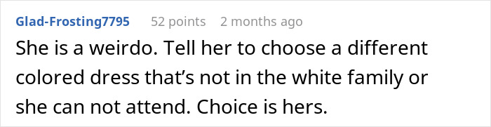 Bride Is Told She “Doesn’t Need” A White Dress, Then Sees What Her MIL Plans To Wear To The Ceremony