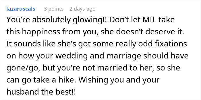 Bride Is Told She “Doesn’t Need” A White Dress, Then Sees What Her MIL Plans To Wear To The Ceremony