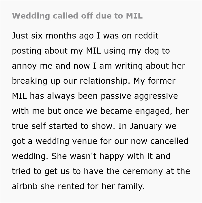 Woman Reluctantly Accepts Her Future MIL&rsquo;s Gift, But Then Her Wedding Plans Begin Falling Apart