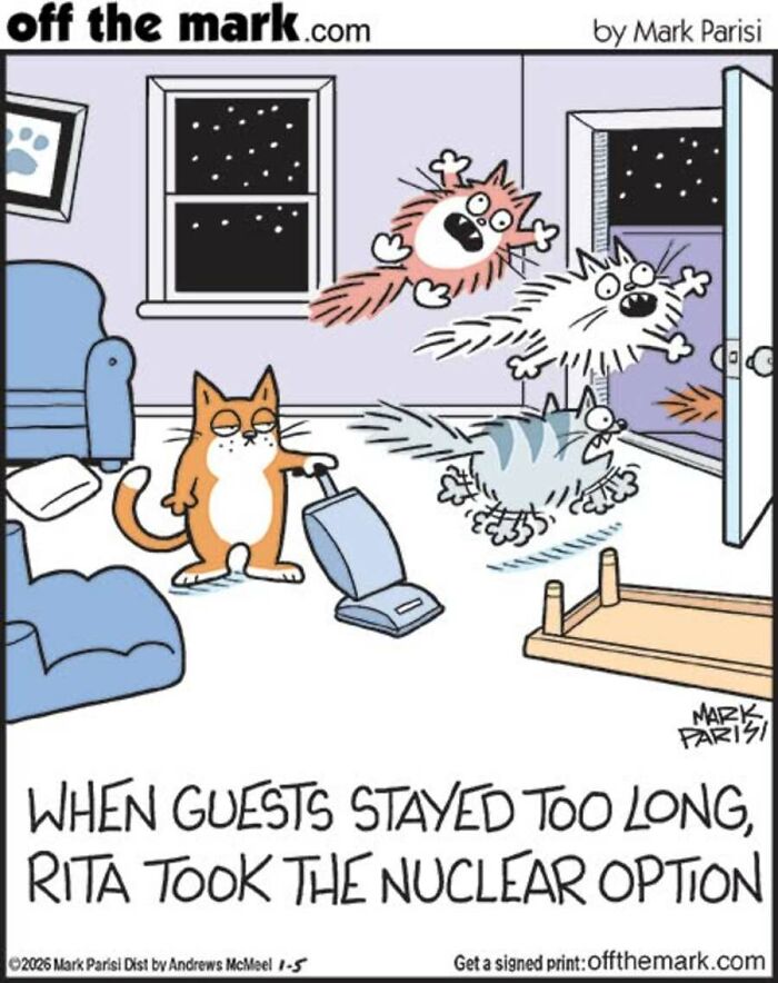 29 New Comics By Mark Parisi That Capture The Odd Little Habits Every Cat Owner Knows 29 New Comics By Mark Parisi That Capture The Odd Little Habits Every Cat Owner Knows