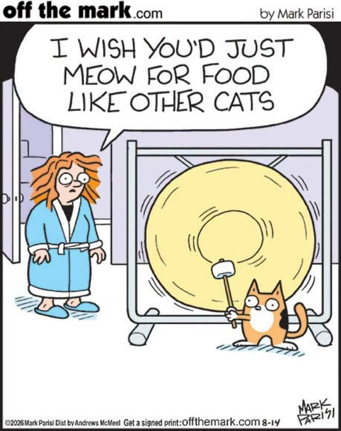 29 New Comics By Mark Parisi That Capture The Odd Little Habits Every Cat Owner Knows 29 New Comics By Mark Parisi That Capture The Odd Little Habits Every Cat Owner Knows