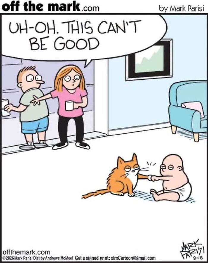 29 New Comics By Mark Parisi That Capture The Odd Little Habits Every Cat Owner Knows 29 New Comics By Mark Parisi That Capture The Odd Little Habits Every Cat Owner Knows