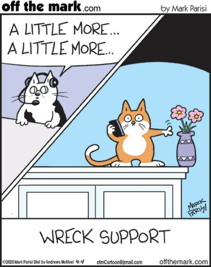 29 New Comics By Mark Parisi That Capture The Odd Little Habits Every Cat Owner Knows 29 New Comics By Mark Parisi That Capture The Odd Little Habits Every Cat Owner Knows