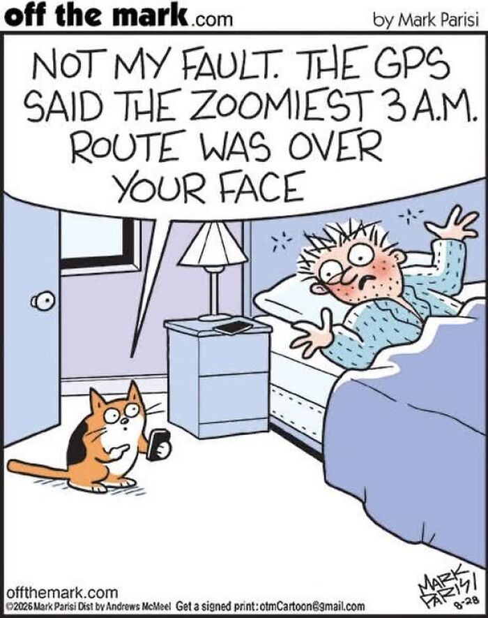 29 New Comics By Mark Parisi That Capture The Odd Little Habits Every Cat Owner Knows 29 New Comics By Mark Parisi That Capture The Odd Little Habits Every Cat Owner Knows