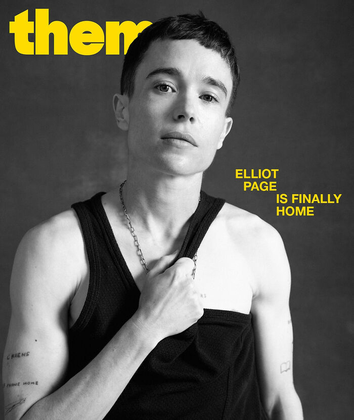 Trans Actor Elliot Page’s Magazine Cover Divides Internet As Netizens Zoom In On Bold Detail Trans Actor Elliot Page’s Magazine Cover Divides Internet As Netizens Zoom In On Bold Detail
