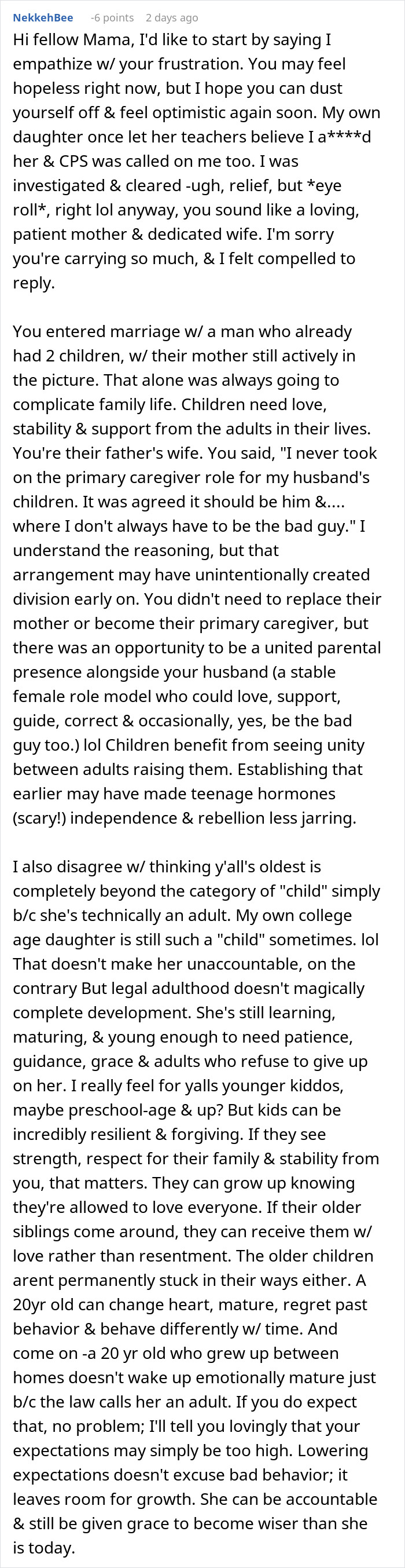 20YO Concocts Lies To Call CPS On Stepmom, She’s More Horrified By Her Husband’s Reaction 20YO Concocts Lies To Call CPS On Stepmom, She’s More Horrified By Her Husband’s Reaction