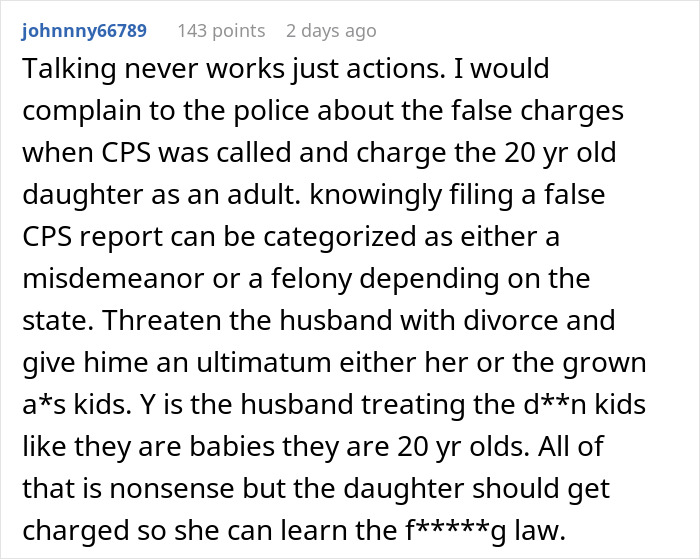 20YO Concocts Lies To Call CPS On Stepmom, She’s More Horrified By Her Husband’s Reaction 20YO Concocts Lies To Call CPS On Stepmom, She’s More Horrified By Her Husband’s Reaction